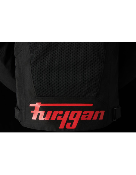Blouson Furygan ATOM VENTED EVO - Noir Rouge