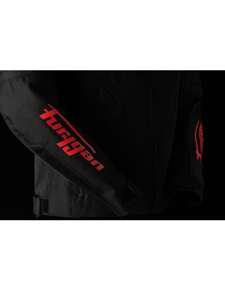 Blouson Furygan ATOM VENTED EVO - Noir Rouge