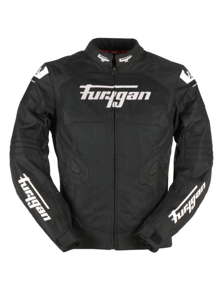 Blouson Furygan ATOM VENTED EVO - Noir Blanc
