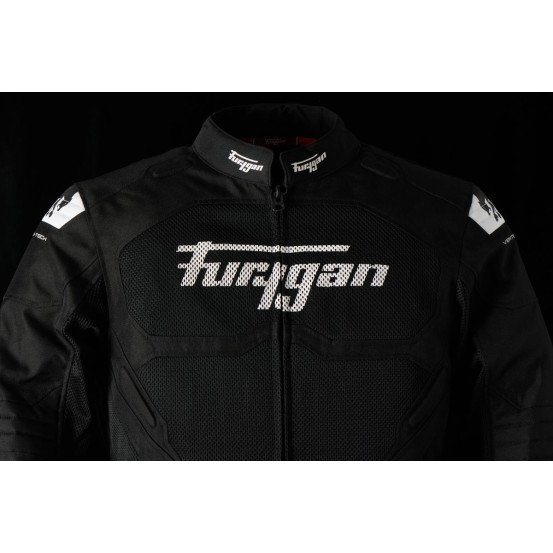 Blouson Furygan ATOM VENTED EVO - Noir Blanc