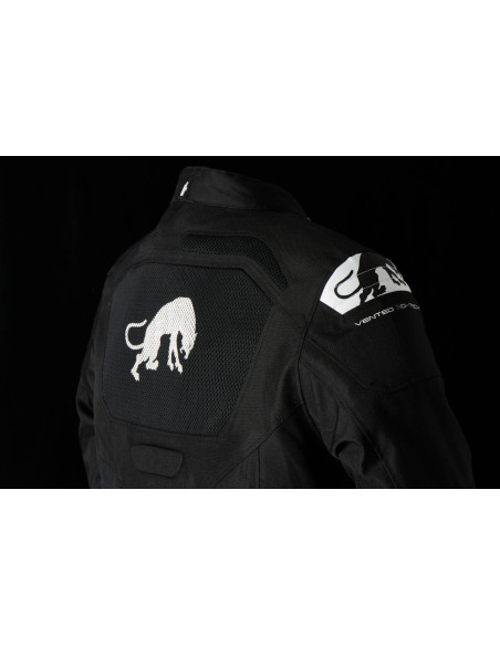 Blouson Furygan ATOM VENTED EVO - Noir Blanc