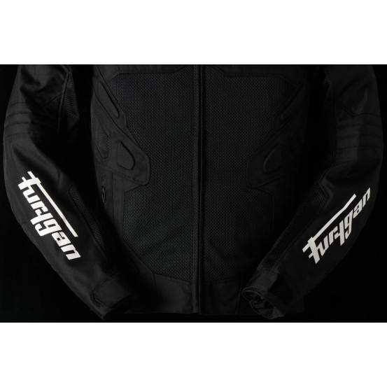Blouson Furygan ATOM VENTED EVO - Noir Blanc