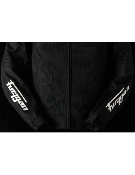 Blouson Furygan ATOM VENTED EVO - Noir Blanc