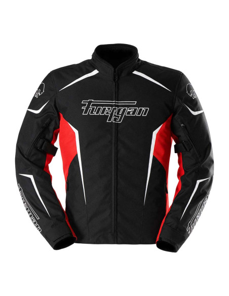 Blouson Furygan YORI - Noir Rouge Blanc