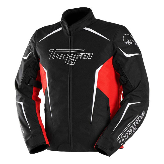 Blouson Furygan YORI - Noir Rouge Blanc