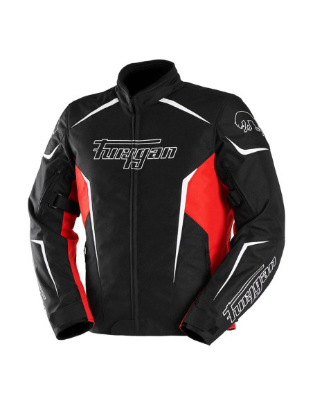Blouson Furygan YORI - Noir Rouge Blanc