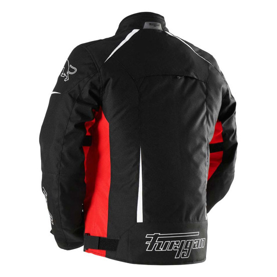 Blouson Furygan YORI - Noir Rouge Blanc