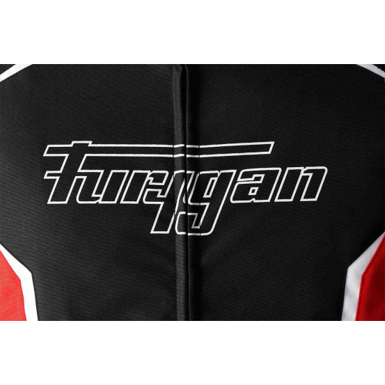Blouson Furygan YORI - Noir Rouge Blanc