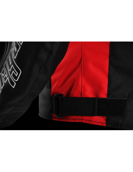 Blouson Furygan YORI - Noir Rouge Blanc