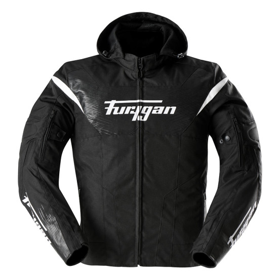 Blouson Furygan SHARD - Noir Blanc