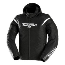 Blouson Furygan SHARD - Noir Blanc 2