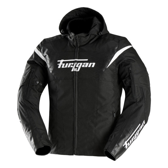 Blouson Furygan SHARD - Noir Blanc