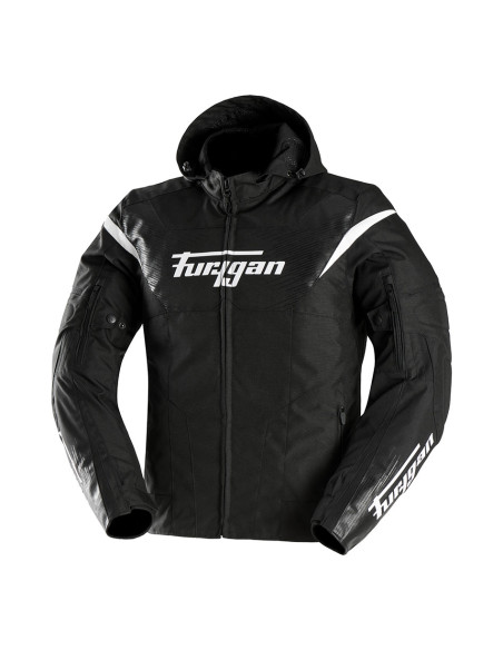 Blouson Furygan SHARD - Noir Blanc
