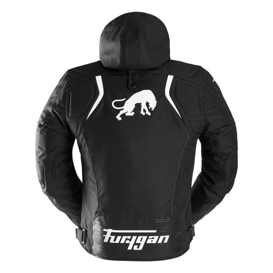 Blouson Furygan SHARD - Noir Blanc
