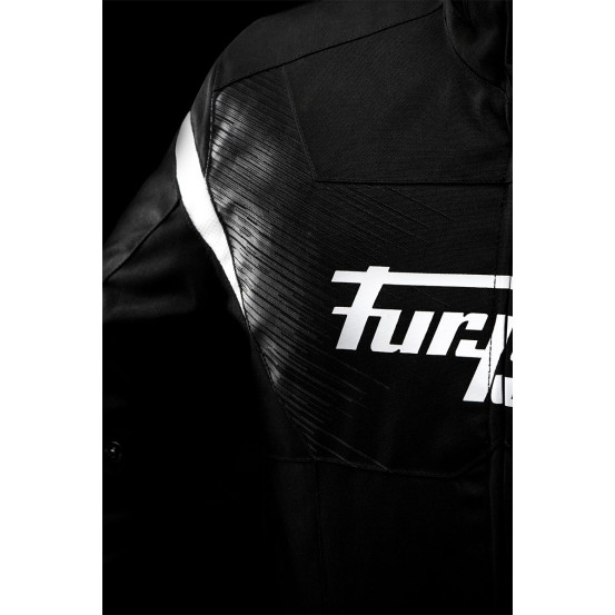 Blouson Furygan SHARD - Noir Blanc