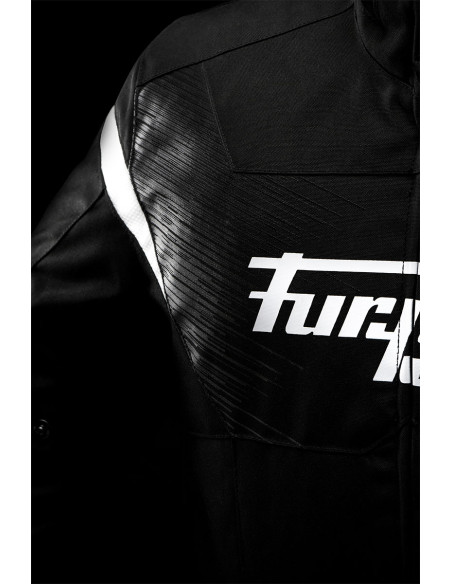 Blouson Furygan SHARD - Noir Blanc
