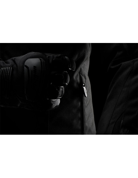 Blouson Furygan SHARD - Noir Blanc