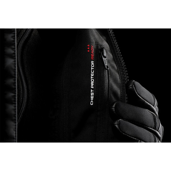 Blouson Furygan SHARD - Noir Blanc