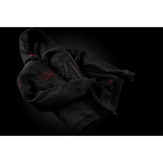 Blouson Furygan LIVIO X KEVLAR - Noir Rouge