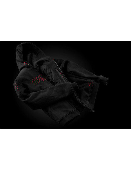 Blouson Furygan LIVIO X KEVLAR - Noir Rouge