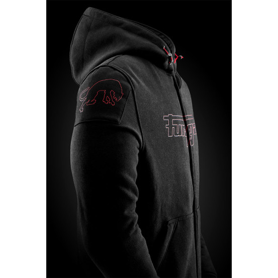 Blouson Furygan LIVIO X KEVLAR - Noir Rouge