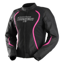 Blouson Femme Furygan ODESSA VENTED 3 en 1 - Noir Blanc Rose 2
