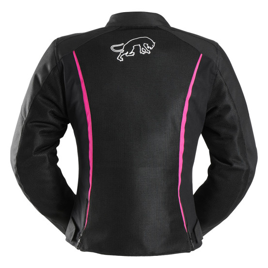 Blouson Femme Furygan ODESSA VENTED 3 en 1 - Noir Blanc Rose