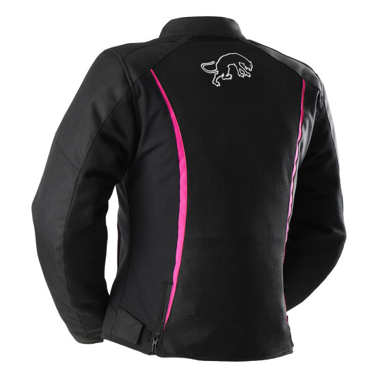 Blouson Femme Furygan ODESSA VENTED 3 en 1 - Noir Blanc Rose