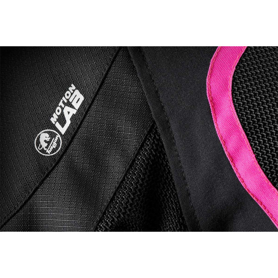 Blouson Femme Furygan ODESSA VENTED 3 en 1 - Noir Blanc Rose