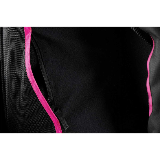 Blouson Femme Furygan ODESSA VENTED 3 en 1 - Noir Blanc Rose