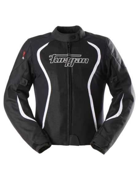 Blouson Femme Furygan ODESSA VENTED 3 en 1 - Noir Blanc
