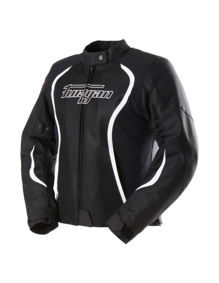 Blouson Femme Furygan ODESSA VENTED 3 en 1 - Noir Blanc