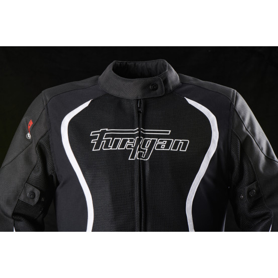 Blouson Femme Furygan ODESSA VENTED 3 en 1 - Noir Blanc