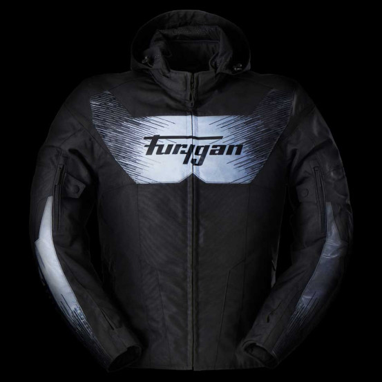 Blouson Furygan SHARD HV - Noir Gris Reflect