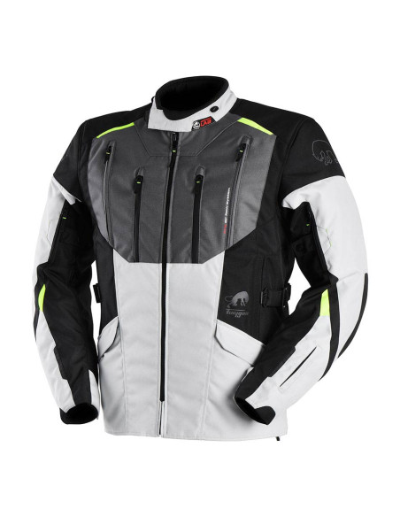 Veste Furygan BROOKS - Noir Pearl Anthracite Fluo