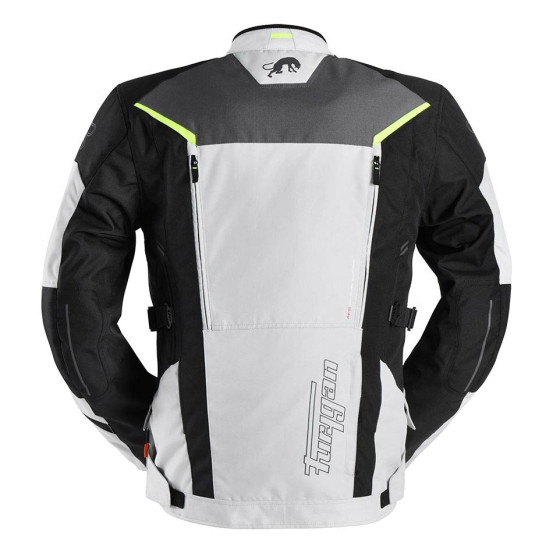 Veste Furygan BROOKS - Noir Pearl Anthracite Fluo