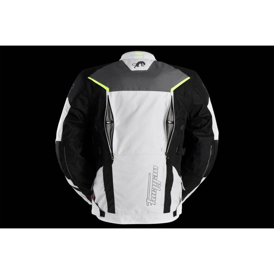 Veste Furygan BROOKS - Noir Pearl Anthracite Fluo