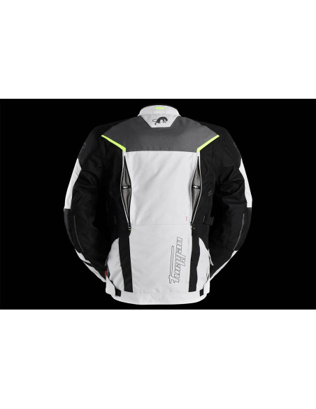 Veste Furygan BROOKS - Noir Pearl Anthracite Fluo