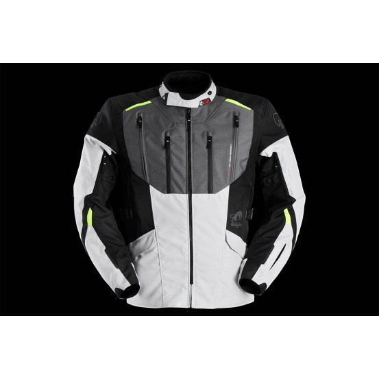 Veste Furygan BROOKS - Noir Pearl Anthracite Fluo