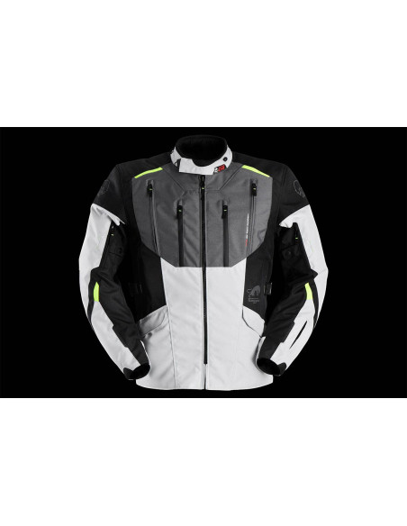 Veste Furygan BROOKS - Noir Pearl Anthracite Fluo