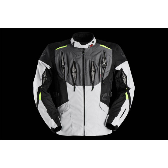 Veste Furygan BROOKS - Noir Pearl Anthracite Fluo