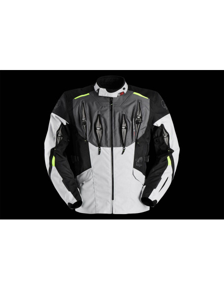 Veste Furygan BROOKS - Noir Pearl Anthracite Fluo