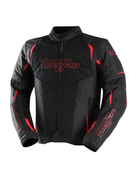 Blouson Furygan ULTRASPARK 3 en 1 VENTED+ - Noir Rouge