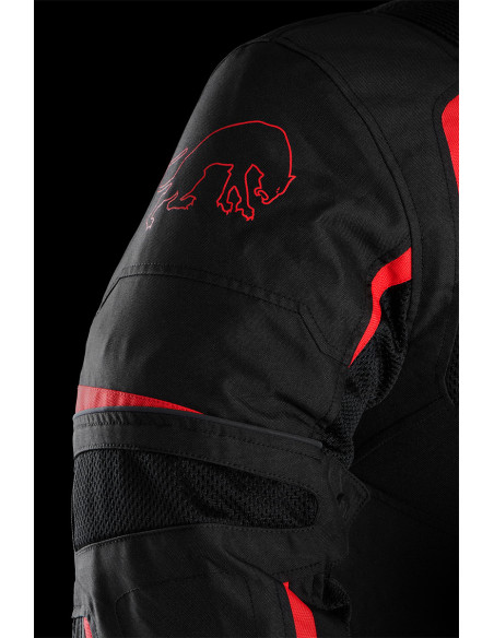Blouson Furygan ULTRASPARK 3 en 1 VENTED+ - Noir Rouge