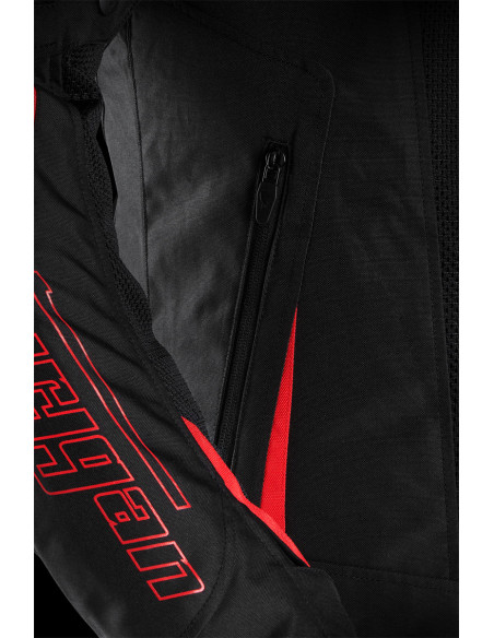 Blouson Furygan ULTRASPARK 3 en 1 VENTED+ - Noir Rouge
