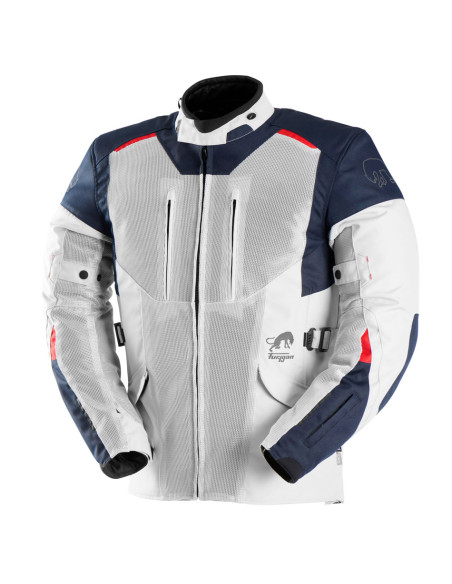 Veste Furygan BROOKS VENTED+ - Bleu Pearl Rouge