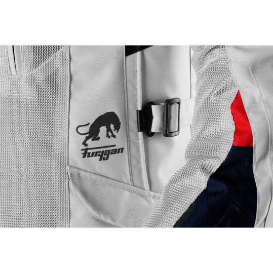 Veste Furygan BROOKS VENTED+ - Bleu Pearl Rouge
