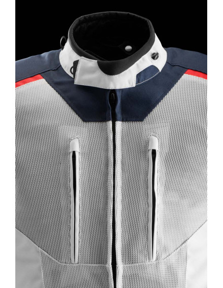 Veste Furygan BROOKS VENTED+ - Bleu Pearl Rouge