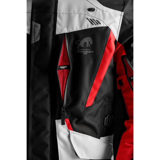 Veste Furygan APALACHES EVO - Noir Pearl Rouge