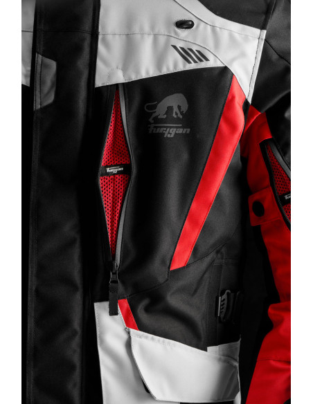 Veste Furygan APALACHES EVO - Noir Pearl Rouge